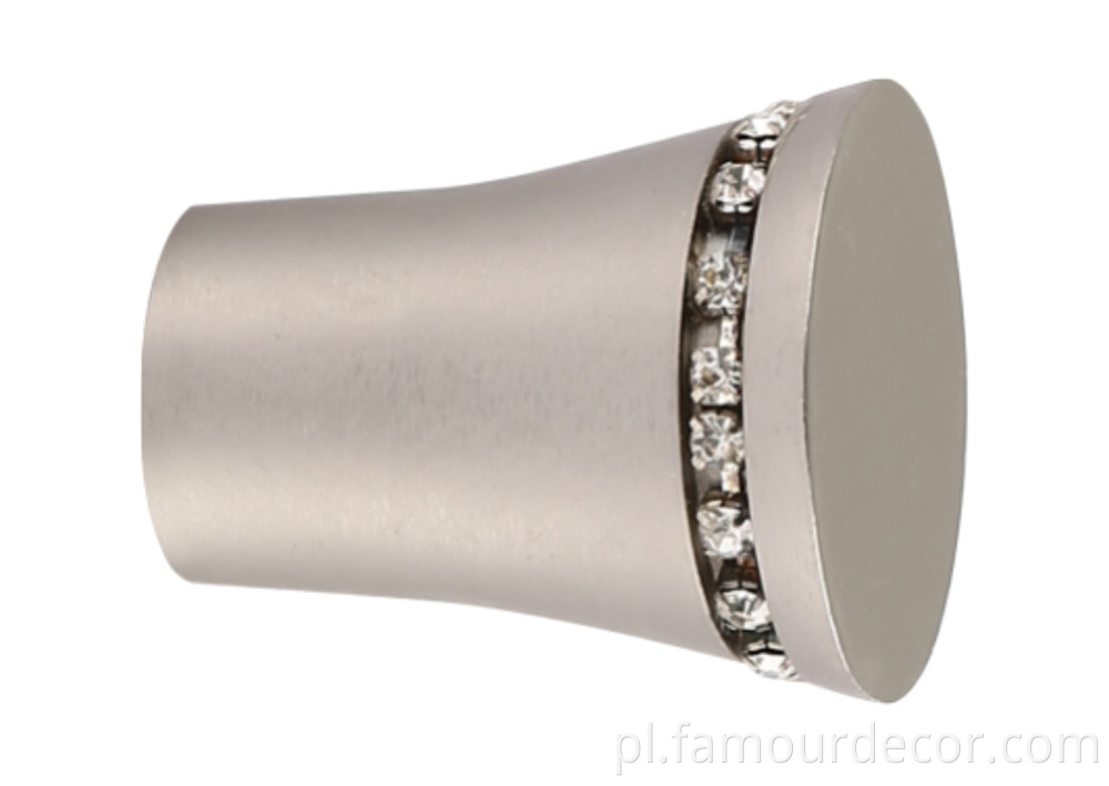 Aluminum alloy flared curtain rod for dormitory room